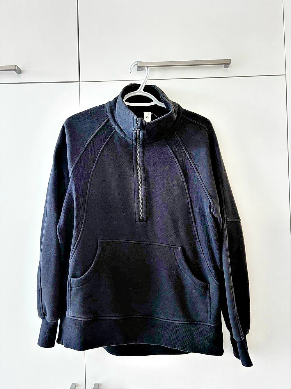 lululemon Scuba Oversized Funnel-Neck Half Zip Black